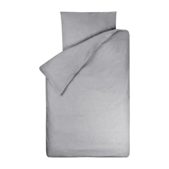 Bink Bedding Bo Dekbedovertrek Grijs 140 x 220 cm
