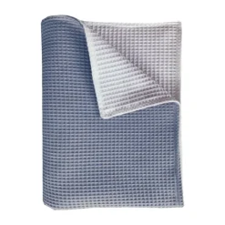 Bink Bedding Pique Ledikantdeken Dusty / Wit 100 x 150 cm