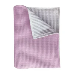 Bink Bedding Pique Ledikantdeken Dusty / Wit 100 x 150 cm