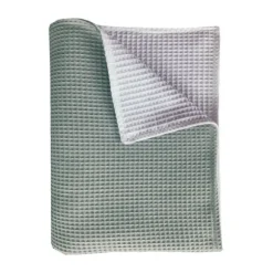 Bink Bedding Pique Ledikantdeken Dusty / Wit 100 x 150 cm