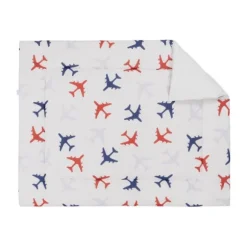 Bink Bedding Planes Boxkleed Blauw 71 x 122 cm