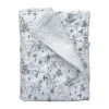 Bink Bedding Wiegdeken Dubbelzijdig 75 x 100 cm - Bas / Sherpa Offwhite