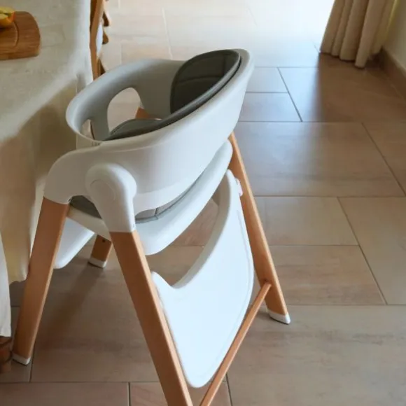 Bo Jungle Grow With Me High Chair - Pure White