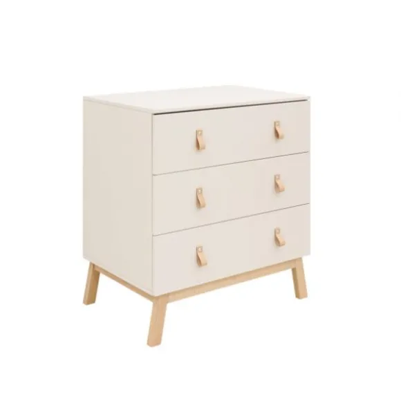 Bopita Babykamer Lines - Dune / Naturel | Ledikant 60 x 120 cm + Commode