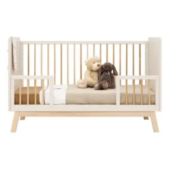 Bopita Babykamer Lines - Dune / Naturel | Ledikant 60 x 120 cm + Commode