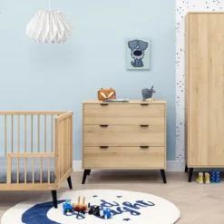 Bopita Fay Babykamer | Bed 60x120 cm + Commode