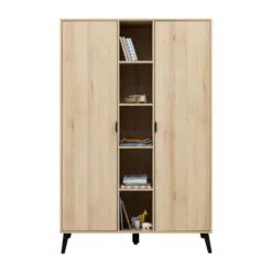 Bopita Fay Bed 60×120 - Naturel/Mat Zwart
