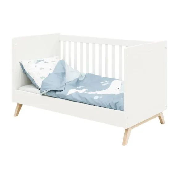 Bopita Fenna Babybed Wit / Naturel 60 x 120 cm