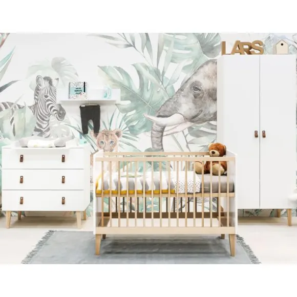 Bopita Indy Babybed Wit / Naturel 60 x 120 cm