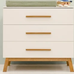 Bopita Kaleo Ledikant - 60 x 120 cm - Dune / Rose Wood
