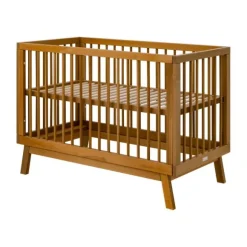Bopita Kaleo Ledikant - 60 x 120 cm - Dune / Rose Wood