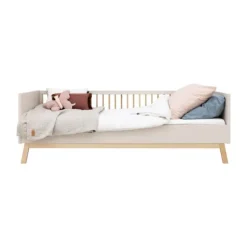 Bopita Kinderkamer Lines - Dune / Naturel | Bed 90 x 200 cm + Bedplankje