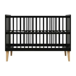 Bopita Lena Ledikant - 60 x 120 cm - Zwart / Naturel