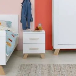 Bopita Lisa Bed Wit / Naturel 90 x 200 cm