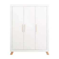 Bopita Lisa Kledingkast Wit / Naturel 3-Deurs