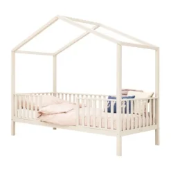 Bopita Lucas Bed - 90 x 200 cm - Wit / Naturel