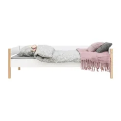 Bopita Lucas Bed - 90 x 200 cm - Wit / Naturel