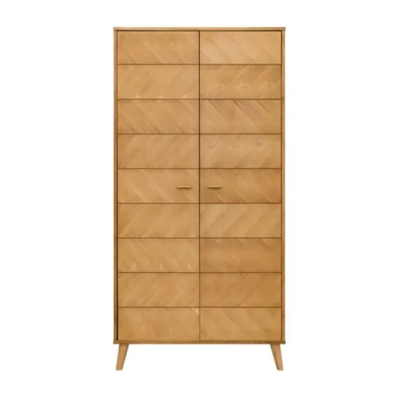 Bopita Manou Babykamer Vintage | Bed 60 x 120 cm + Commode + Kast 2 Deur