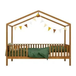 Bopita Robin Huisbed 90x200 cm Met Poten - Naturel