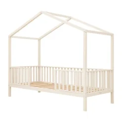 Bopita Robin Huisbed 90x200 cm Met Poten - Naturel