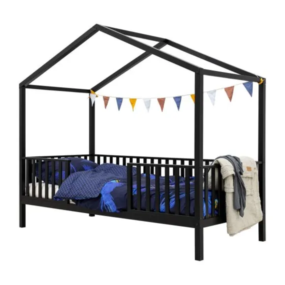 Bopita Robin Huisbed 90x200 cm Met Poten - Naturel