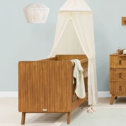 Bopita Senna Bedbank - Rose / Wood - 70 x 140 cm
