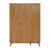 Bopita Senna Kledingkast 3-Deurs - Rose / Wood