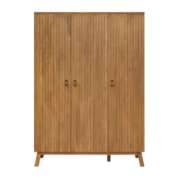 Bopita Senna Kledingkast 3-Deurs - Rose / Wood