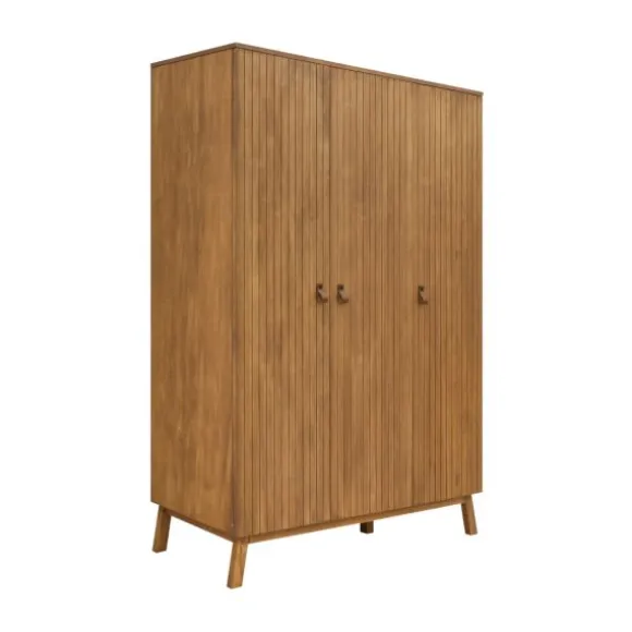 Bopita Senna Kledingkast 3-Deurs - Rose / Wood