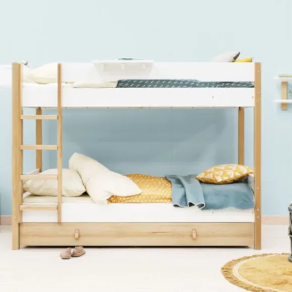 Bopita Stapelbed - Lucas - Wit/Naturel