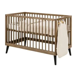 Bopita Zara Ledikant 60x120 cm - Walnoot