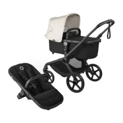 Bugaboo Fox 5 Renew Kinderwagen 4-in-1 - Black / Deep Indigo | Bugaboo Otter by Nuna Autostoel
