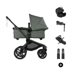 Bugaboo Fox 5 Renew Kinderwagen 4-in-1 - Black / Deep Indigo | Bugaboo Otter by Nuna Autostoel