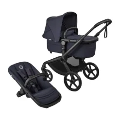 Bugaboo Fox 5 Renew Kinderwagen 4-in-1 - Newborn Bundel - Black / Deep Indigo