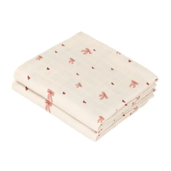 Cam Cam Copenhagen Bows Doek - 2-pack - Muslin - GOTS