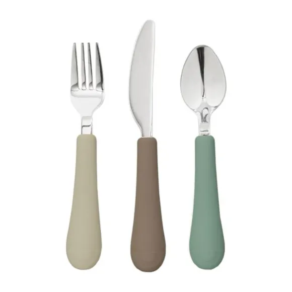 Cam Cam Copenhagen Flower Kids Bestekset - Olive Mix