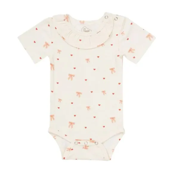 Cam Cam Copenhagen Romper Korte Mouw - Olivia - Maat 62 - Bows