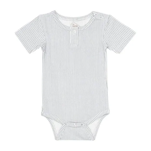 Cam Cam Copenhagen Short Sleeved Body Elliot - 56 cm - Classic Stripes Blue