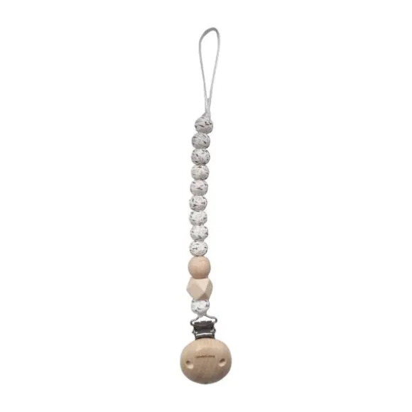 Chewies & More Mon Fleur Speenclip - Siliconen - Brown Flower