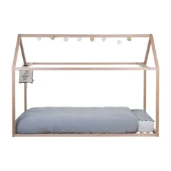 Childhome Huis Bedframe Naturel 90 x 200 cm