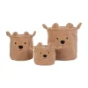 Childhome Teddy Opbergmanden – 3 Stuks