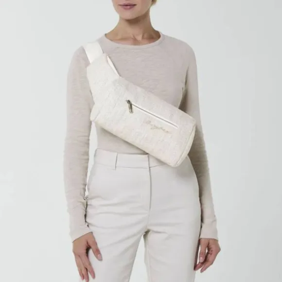Cybex COYA Draagzak Bouclé - Cream White/White