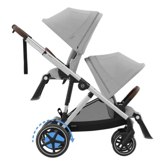 Cybex E-Gazelle S Duowagen - Taupe - Almond Beige / Beige