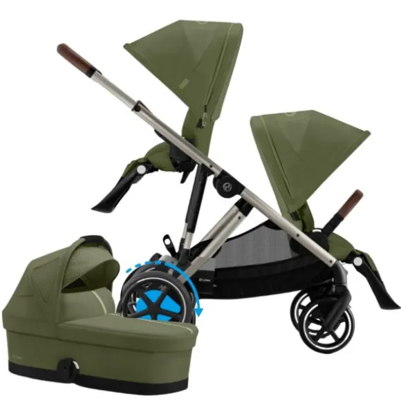 Cybex E-Gazelle S Duowagen - Taupe - Almond Beige / Beige