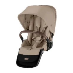 Cybex Gazelle S Tweede Zitje - Black Frame - Moon Black