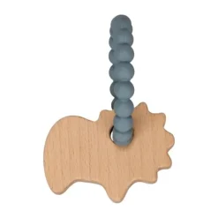 DAY Dierenfiguren Bijtring - Silicone - Neushoorn - Ivory Cream