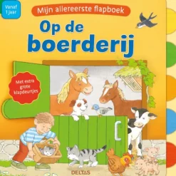Deltas Boekje – Mijn Allereerste Flapboek – Op De Boerderij