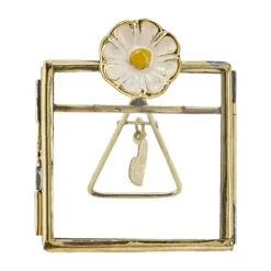 Doing Goods Fotolijstje - Posy Daisy Frame Mini - Messing/Glas