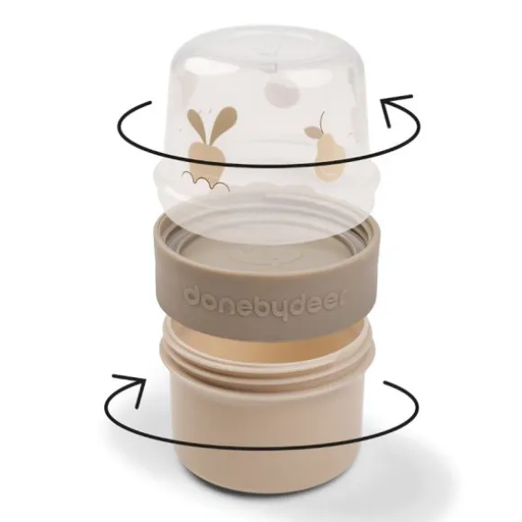 Done By Deer Birdee 2-Way Snackbox - Small - Sand