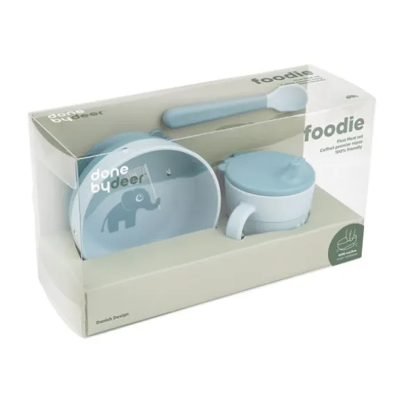Done By Deer Elphee First Meal Eetset - Blue